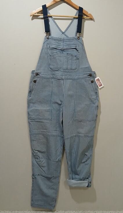 Duluth Trading Co Pants - Duluth Rootstock Gardening Overalls Womens Large 31 NWT Striped Utility Workwear